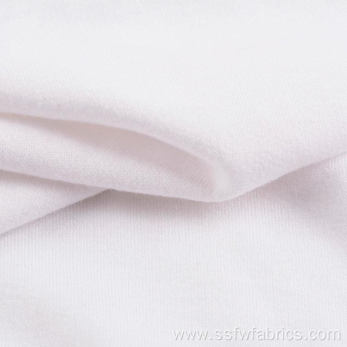 Fancy Design  White Plain Dyed Knitted Fabric